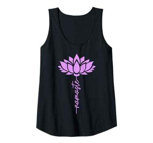 Damen Namaste Lotusblume Yoga Zen Buddhismus Buddha Spirituell Tank Top
