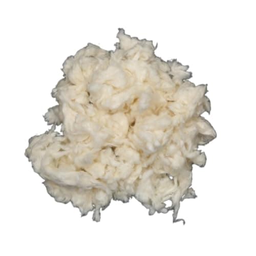 Yogimudra 800 g Baumwolle Füllmaterial – Weich & Voluminös – Naturfüllung für Kissen, Plüschtiere, Nestbau, Puppen & Bastelbedarf – Stopfmaterial zum Selbermachen – plastikfrei & nachhaltig Öko