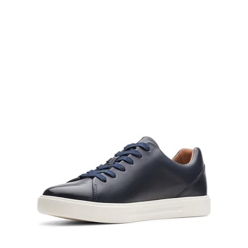 Clarks Herren Un Costa Lace Sneaker Blau , Navig Leder 42 EU