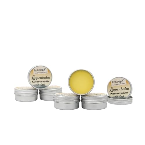 Bienenwachs Lippenpflege, Lippenbalm pflegt und schützt Lippen, 10ml Dose, Imkergut Bio