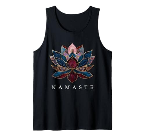 Namaste Lotus Blume Zen Buddhismus Yogi Buddha Yoga Tank Top