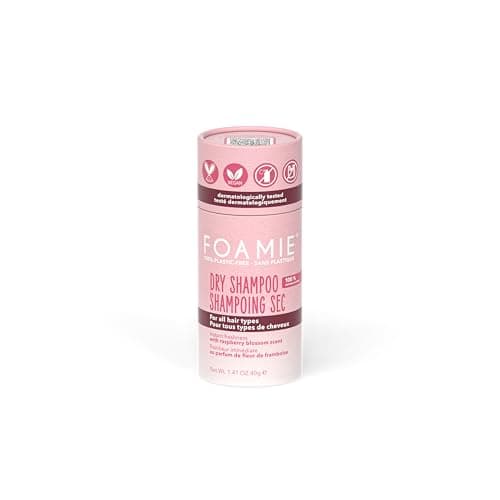 Foamie Berry Fresh Trockenshampoo, fettiges Haar und alle Arten, sofortige Frische und Volumen, vegan, 0% Kunststoff, ohne Rückstände, Damen, 40 g Öko Vegan