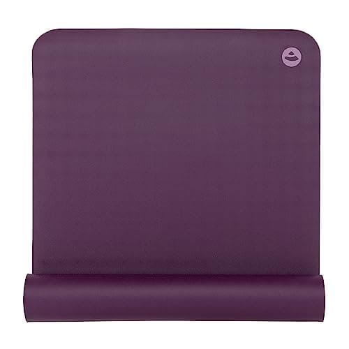 Bodhi Yogamatte ECO PRO | 100% Naturkautschuk | Extrem Rutschfest | 100% natürlich & ökologisch | Profi-Matte für Yoga & Pilates | Ideal für dynamisches Yoga | 185 x 60 x 0,4 cm | violett