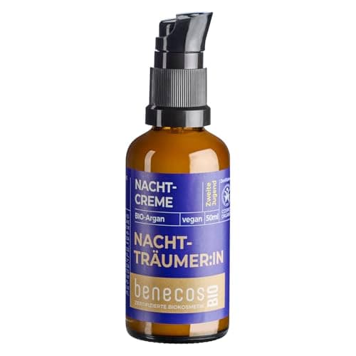 benecosBIO Nachtcreme BIO-Argan NACHTTRÄUMER:IN - vegan – derm. getestet Bio Öko Vegan