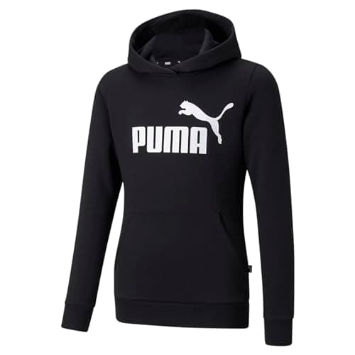 PUMA Damen Ess Logo Hoodie Tr Sweatshirt, Black, M Bio Öko