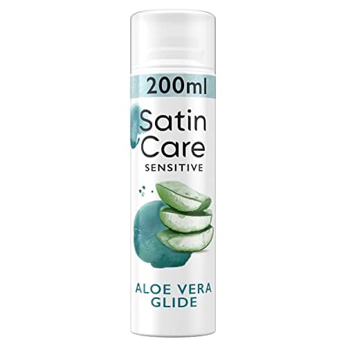 Satin Care Intimpflege Rasiergel Damen (200 ml), Gel Aloe Vera, Geschenk für Frauen