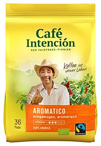 Café Intención ecológico, 36 Pads x 6 Öko