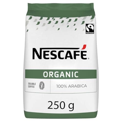 NESCAFÉ Organic, Bio Kaffee fairtrade, löslicher Kaffee gefriergetrocknet, 1er Pack (1 x 250g Beutel) Bio