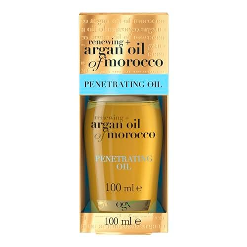 OGX Renewing + Argan Oil of Morocco Haaröl, intensives Haarpflege Öl mit Arganöl aus Marokko für ein geschmeidiges Haargefühl, wirksam als Hitzeschutz für Haare (100 ml)