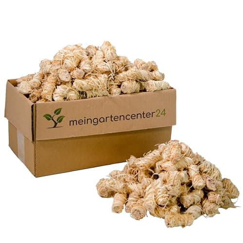 mgc24 Anzünder aus Holzwolle und Wachs Ofenanzünder Kaminanzünder Grillanzünder Ökologisch Kaminholzanzünder Holzanzünder 3kg (ca. 230 Stück) Bio Öko