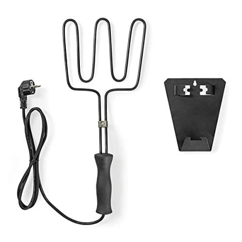 Grillanzünder elektrisch 800 Watt – schnelles & chemiefreies Anzünden von Holzkohle – große Zündfläche mit 3 Elektro Glühwendeln und Halterung – ideal für Grill, BBQ, Camping & Balkon