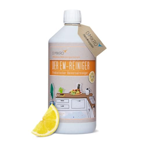 Der EM-Reiniger - probiotischer Allzweckreiniger mit Citrus Duft - 100% biologisch abbaubar, vegan und tierversuchsfrei (1 Liter)