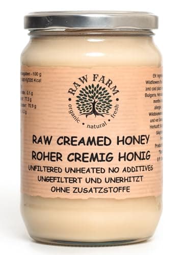 Raw Farm Bio Wildblumen Bienen Honig cremig 900g Bio Öko