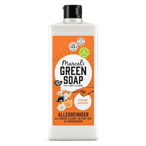 Marcel's Green Soap - Allzweckreiniger Orange & Jasmin- Oberflächenreiniger - Umweltfreundlich - Vegan - 97% Biologisch abbaubar - 750 ml Bio Öko Vegan