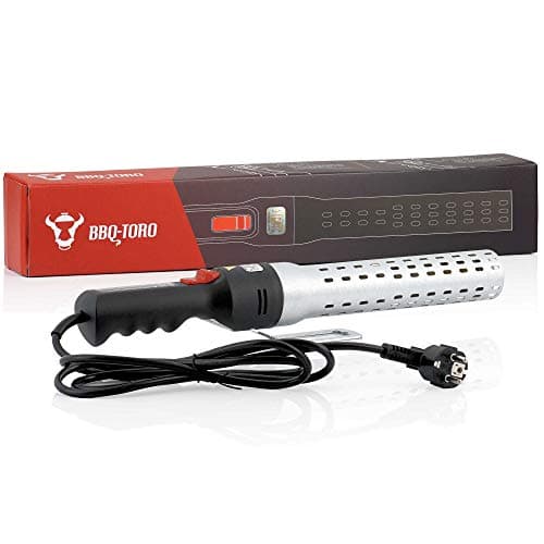 BBQ-Toro Elektrischer Grillanzünder IGGI | 2000 W, 650 °C | Elektro Kohleanzünder für BBQ Holzkohle, Grill und Kamin | Outdoor Feueranzünder | Grillkohlezünder, Grillzünder, Kaminanzünder