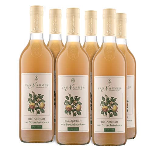 van Nahmen | BIO Apfelsaft von Streuobstwiesen 100% Direktsaft (6x0.75l) Bio