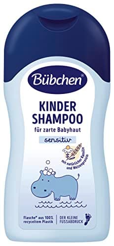 Bübchen Kinder Shampoo, 400 ml – milde Haarwäsche für Babys und Kinder ohne Tränen, Babyshampoo für leicht kämmbares Haar, ohne Silikone Öko Vegan
