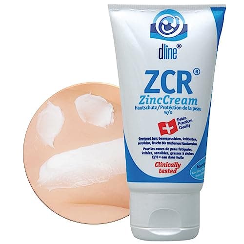 dline ZCR-ZincCream 50ml Windelcreme/Wundschutzcreme/Intimpflege vom Pflegeprofi | Zinkcreme mit Aloe vera Jojobaöl Nachtkerzenöl Panthenol Sheabutter Urea | Zink Creme anstelle Zinksalbe