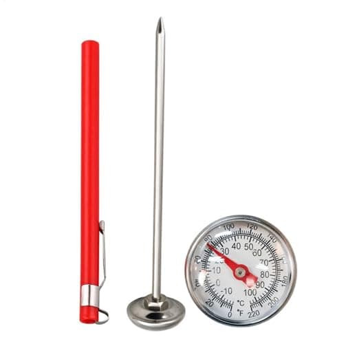 Bodenthermometer Garten, Edelstahl-Bodenthermometer 127 Mm, Kompostthermometer Langer Sonde, Kompost Thermometer,Gartenzubehör Kompostthermometer Für Das Blumenpflanzung