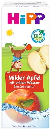 HiPP Bio-Apfelsaft mit stillem Wasser, 15er Pack (15 x 200 ml) Bio