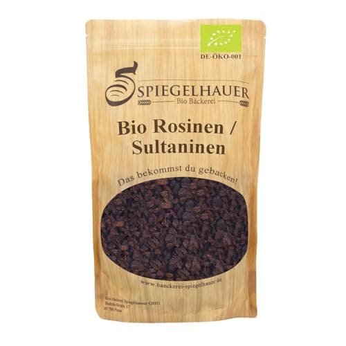 Bio Rosinen Sultaninen ungezuckert ungeschwefelt 1 kg getrocknete Weinbeeren Bio
