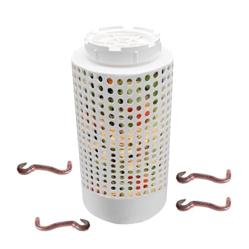 Unterirdische Wurmfarm – Wurmkompostbehälter Für Organische Abfälle, Nachhaltiger Wurmkomposter | In Regenwürmern Kompost Für Bauernhof Rasengärtner Rot De Öko