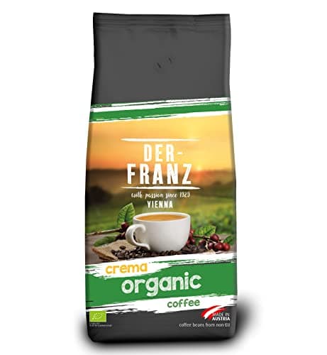 Der-Franz Crema Bio Kaffee, ganze Bohne, 1000 g Bio Öko
