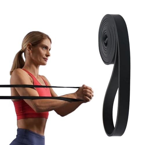 ROSYLEVE Fitnessbänder Lange Widerstandsbänder Krafttraining 100% Latex Resistance Bands Klimmzugband Gummiband Sport Ideal für Muskelaufbau, Yoga, Pilates, Krafttraining