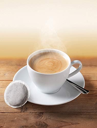 Lebensbaum Kaffee Gourmet, Caffè Crema, entkoffeiniert, Kaffeepads, Bio-Kaffee aus 100% Arabica-Bohnen, sanft & harmonisch, 5er Pack, 5 x 18 Pads (5 x 126g) Bio Öko