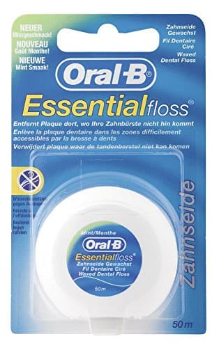 Oral-B Essentialfloss mint gewachst 50m (Zahnseide), 3er Pack (3 x 1 Stück)