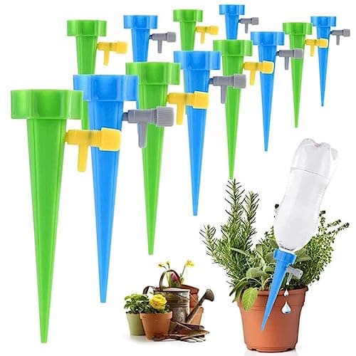 Automatic Watering Set, 20 PCS Bewässerungssystem für Garten, Balkon & Zimmerpflanzen, Plant Water Dispenser mit einstellbarer Wassermenge, Ideal für Watering Indoor Plants & Outdoor-Pflanzen Öko