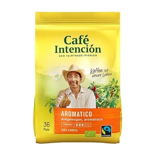 Café Intención Ecologico 6x 36 Pads á 252g (1512g) - 100% ARABICA, FAIRTRADE