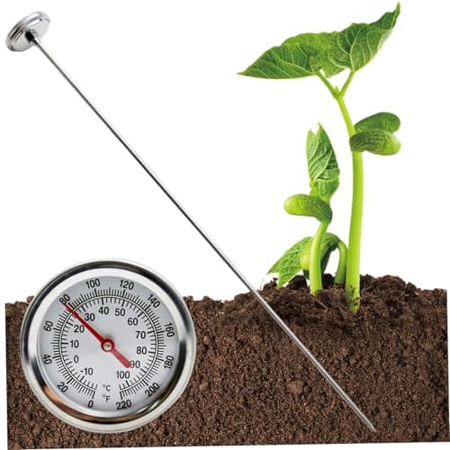 Kompostthermometer, 2 Zifferblatt ℃/℉ Bodenthermometer mit 20 -Zoll