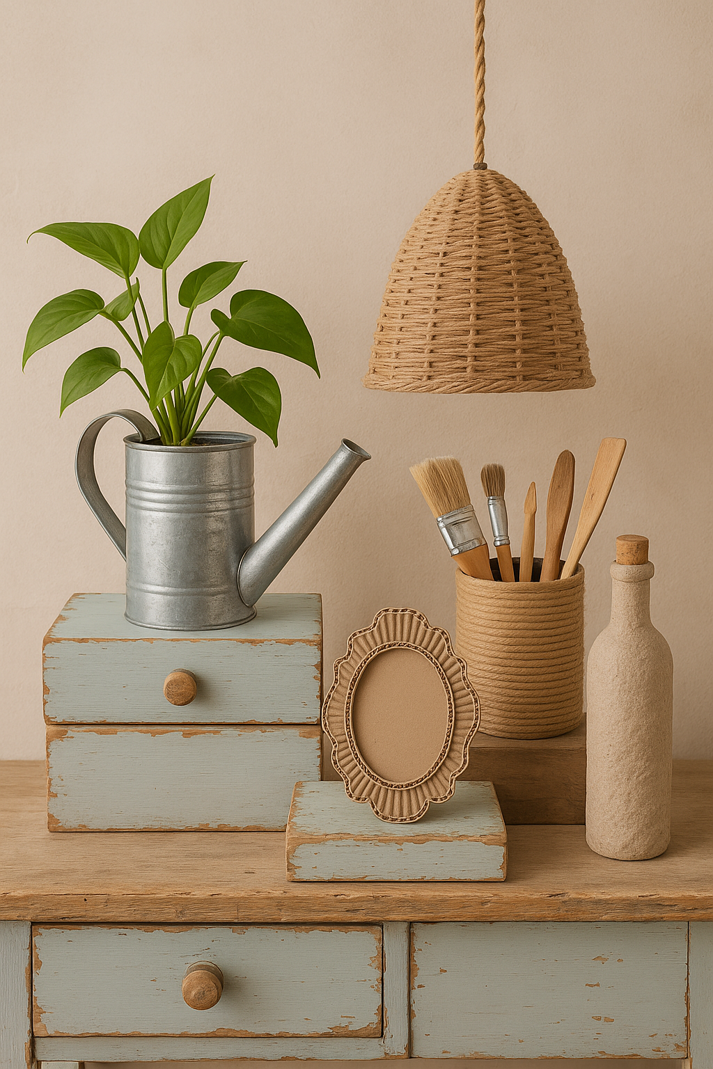 Titelbild für Artikel: Upcycling-Trends 2025: Aus Alt mach Schön und Nachhaltig - Kreative Upcycling-Ideen verwandeln ausgediente Möbel und Gegenstände in echte Designhighlights. Erf...